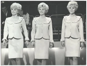 C1261/ Three Bells UK Popgruppe Schwestern aus Merseyside Foto 24 x 19 cm 1965 - Bild 1 von 2