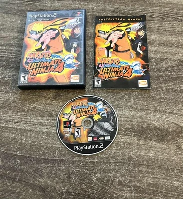 Ultimate Ninja 4: Naruto Shippuden (Sony PlayStation 2, 2009) ¡COMPLETO! ¡Probado! Foto 1 de 4