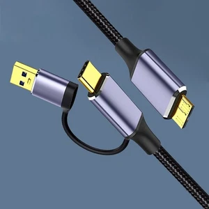 Externe Festplatte USB 3.0 HDD Kabel 5Gbps Datenleitung - Picture 1 of 13