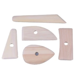 Strumento di potatura ceramica argilla utensili ceramica ceramisti-raschietti legno argilla - Foto 1 di 7