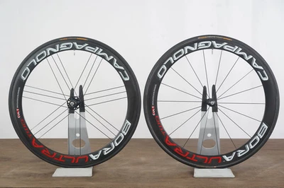 Campagnolo Bora Ultra Two Carbon Tubular Rim Brake Wheelset 11 Speed - Image 1 of 4