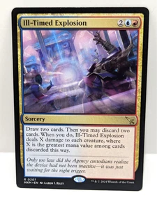 Murders at Karlov Manor - Ill-Timed Explosion - Sorcery - Rare - MKM 207 - - Picture 1 of 2