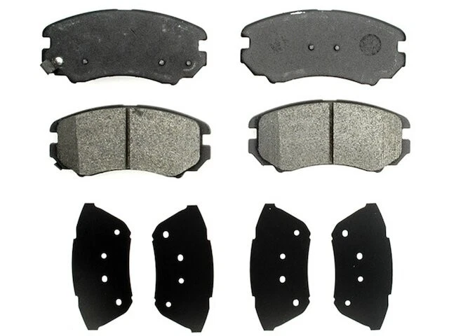 前刹车片套装适用于 2003 - 2008 现代 Tiburon 2.0L 4 Cyl 2004 2005 YX354JK — 第 1/1 张图片