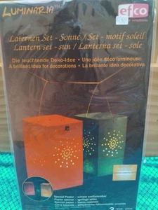 Ausverkauf ! Laternen Set Sonne schwer entflammbar - Bild 1 von 1