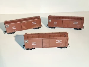 Roundhouse Norfolk & Western Boxcars x 3. Numbered. Good cond. HO Scale. No Box - Picture 1 of 13