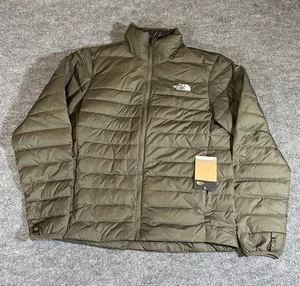 NWT Mens The North Face Minoqua Down Jacket S Green NWT 180$ - Picture 1 of 7