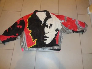 Vintage Andy Warhol Jacke handbemalt - Bild 1 von 4