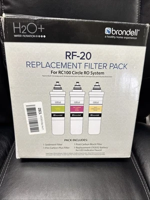 Brondell RF-20 Replacement Filter Pack For RC100 Circle R0 System 3 Filters New - Image 1 of 4