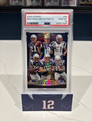 TOM BRADY 2009 ETOPPS REFRACTOR PATRIOTS /749 PSA 10 INVEST GOAT HOF MVP TB12 - Image 1 of 2