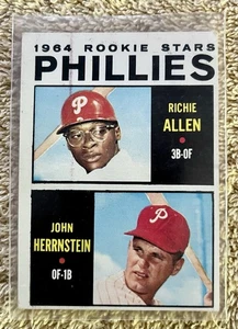 1964 TOPPS #243 PHILLIES ROOKIE STARS RICHIE ALLEN JOHN HERRNSTEIN SAMMLERSTÜCK - Bild 1 von 2