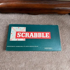 Vintage 1955 Spears Scrabble Board Game Complete Wooden / Plastic Holders Choose - Picture 1 of 12