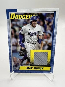 Max Muncy RELIC 2025 Topps Series 1 - 1990 Topps Baseball Relics #T90R-MMU (MEM) - Picture 1 of 2