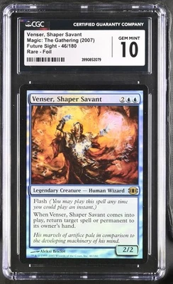 VENSER, SHAPER SAVANT Future Sight Foil Rare CGC 10 MTG [Nostalgium] - Image 1 of 2