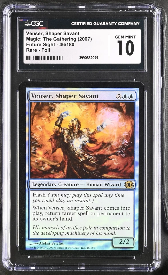 VENSER, SHAPER SAVANT Future Sight Foil Rare CGC 10 MTG [Nostalgium] - Image 1 of 2