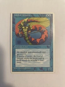 Lord of Atlantis 1x MtG 5th Edition ENGLISH SP/NM - Picture 1 of 2