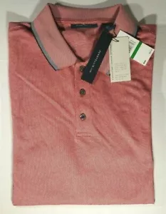 Nuevo polo para hombre Perry Ellis texturizado rojo alto talla Grande - Imagen 1 de 3