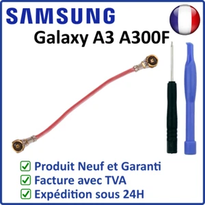 Cable Flexible Antena Coaxial Interna Rojo Del Samsung Galaxy A3 SM-A300F + - Imagen 1 de 4