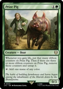 x1 Prize Pig R MTG Commander: The Lord of the Rings: Tales of Middle-Earth M/NM, - Picture 1 of 1