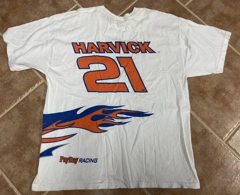 Vintage Kevin Harvick Payday Racing #21 Full Print Shirt NASCAR Mens XL PROMO Cover