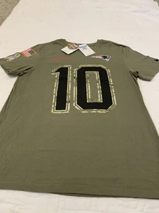 Nike Mac Jones NEW ENGLAND PATRIOTS Salute To Service Mens Medium Shirt New Tags - Picture 1 of 8