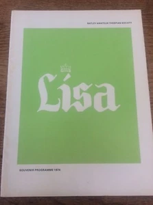 Batley Amateur Thespian Society Souvenir Programme Dewsbury 1974 LISA - Picture 1 of 1