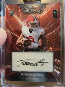 2023 Wild Card Metallix Taulia Tagovailoa Rookie 7/8.. Maryland - Picture 1 of 2