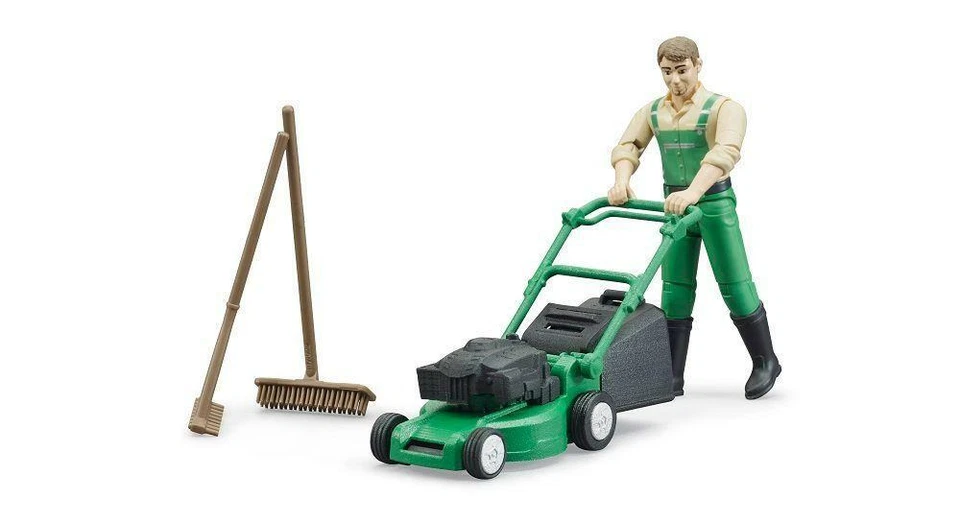 Bruder 62103 Bworld Gardener w/ Lawnmower and Equipment - Image 1 of 1