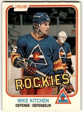 1981-82 O-Pee-Chee Mike Kitchen #83 Colorado Rockies