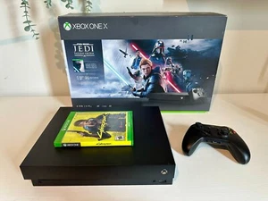 Microsoft Xbox One X 1TB Star Wars Jedi: Fallen Order Paquete con Juego y Controlador - Imagen 1 de 3