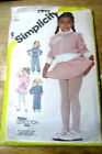 Simplicity Sewing Pattern No.5775 Childrens Jacket Pants Top & Skirt Size 2