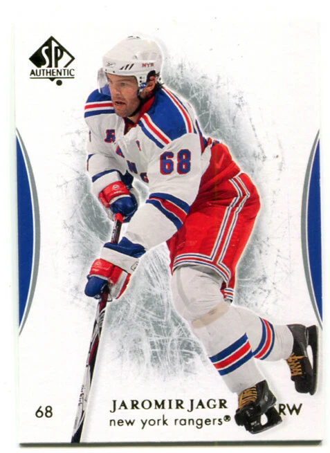 2007-08 SP Authentic Jaromir Jagr Card #30 New York Rangers - Image 1 of 1