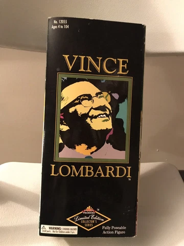 Vince Lombardi Limited Edition Collectors Series NFL Action Figure Doll 1 / 7400 Cover