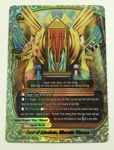 Buddyfight S-BT05/0074EN Secret Seat Of Absolute Hieratic Throne - Foil - Bild 1 von 6