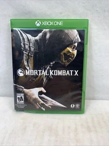 MORTAL KOMBAT X Microsoft Xbox One XB1 GAME DISC AND CASE TESTED VG - Picture 1 of 2