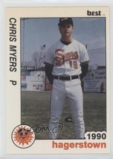 1990 Best Hagerstown Suns Chris Myers #18 Rookie RC