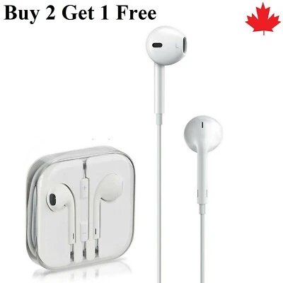 Earphones Ear Buds Headphone for iPhone 6 7 8 Plus X Xr Max 11 12 13 14 15 16 - Image 1 of 3