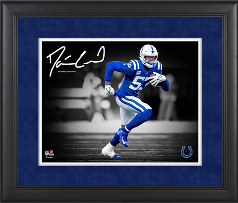 Darius Leonard Indianapolis Colts Framed 11" x 14" Spotlight Cover