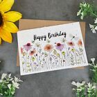 Happy Mothers Day pflanzbare Samenkarte, Geburtstagskarte, Wildblumen, Grußkarte