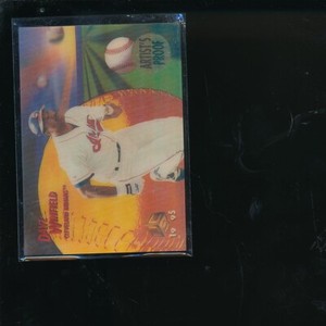 1995 Sportflix UC3 Artist's Proof Dave Winfield #50 HOF INDIANS