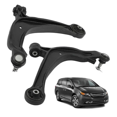 Pair Front Lower Control Arms w/ Ball Joints For 2011-2017 Honda Odyssey 3.5L V6 - Image 1 of 4