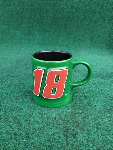 VINTAGE BOBBY LABONTE #18 NASCAR 1999 REDLINE SPORTS GREEN COFFEE MUG NASCAR Cover