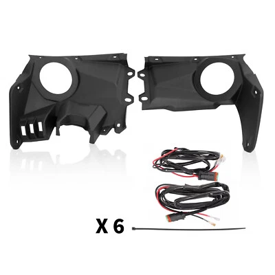 Front Dash Speaker Pods Stereo Panel Mount Kit Fit For Can-Am Maverick X3 17-24 Foto 1 de 4