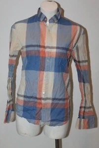 ch ♈ SIZE XS MULTICOLOUR INDUSTRIE CHECK BUTTON-UP DRESS SHIRT - Picture 1 of 6