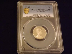 1983 5 C Australia PCGS PR 70 DCAM - Picture 1 of 2