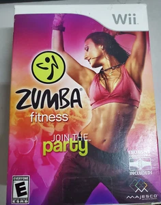 Zumba Fitness: Join the Party (Wii, 2010) Completo con Cinturón Fitness Probado - Imagen 1 de 4