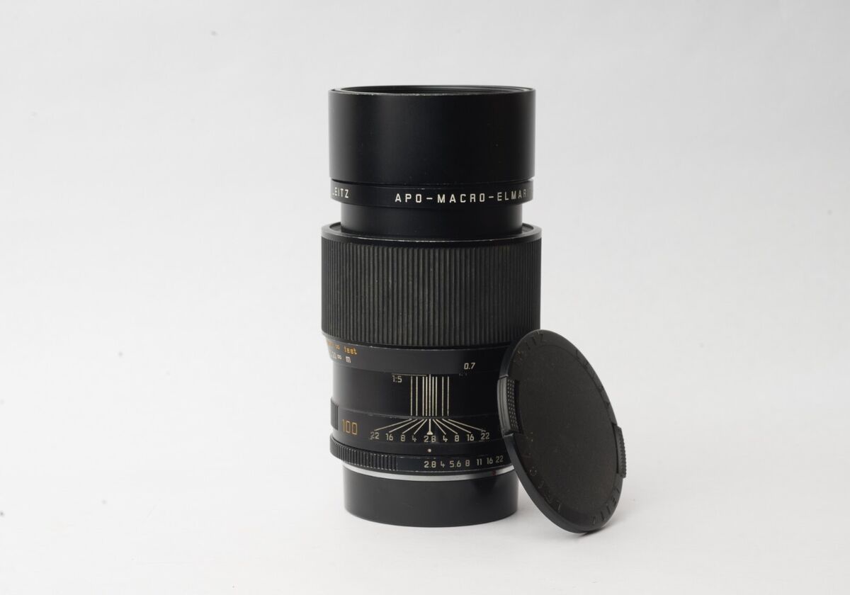 Leica APO-MACRO-ELMARIT-R 100mm Focal f/2.8 Camera Lenses Leica APO-MACRO-ELMARIT-R 100mm Focal f/2.8 Camera Lenses