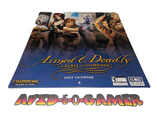 Armed & Deadly Babes Champions Return To Arms 2005 PS2 collectors Art Calendar