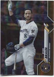 RYAN BRAUN 2020 Topps Series 1 GOLD FOIL - MILWAUKEE BREWERS - #347 - Bild 1 von 1