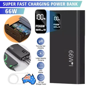 66W Portable 30000mAh Power Bank USB LCD External Battery Charger For Cell Phone - Picture 1 of 12