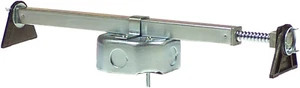 0110000 Saf-T-Brace for Ceiling Fans, 3 Teeth, Twist and Lock,Silver(Pack of 1) - Picture 1 of 1
